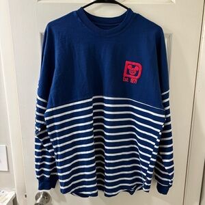 Spirit Jersey EUC Walt Disney World Americana Mickey Mouse Oversized Sz S 24”PTP
